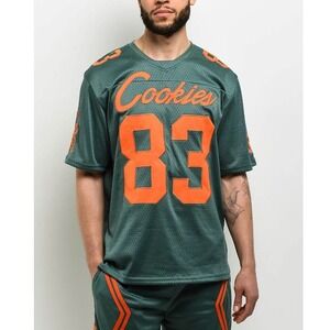 Cookies Men's Green Short Sleeve Legacy‎ Football Jersey Size 2XL NWT